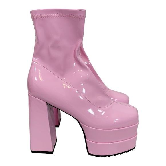 Dolls Kill Shoes - Dolls Kill La Moda Cassette Platform Boots Size 9 NEW